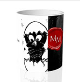 The Ultimate H4 coffee mug - Black Parakeets, The Monster Man and the Innerwife - all TOGETHER!  AVAILABLE NOW!